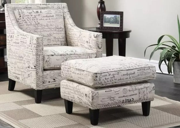 Picket House Chair+Ottoman