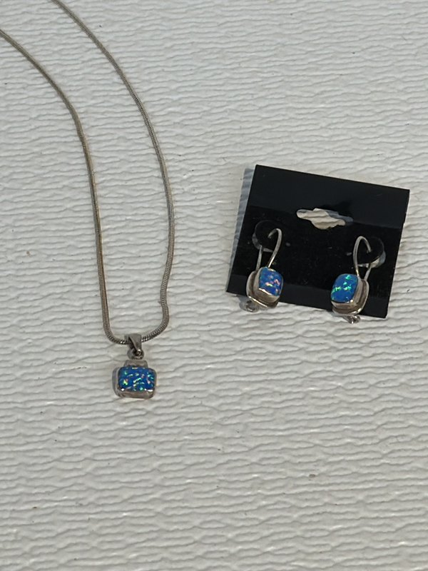925 Necklace+Earring