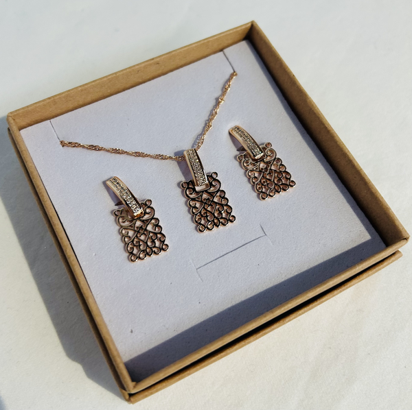 585RG Necklace+Earring