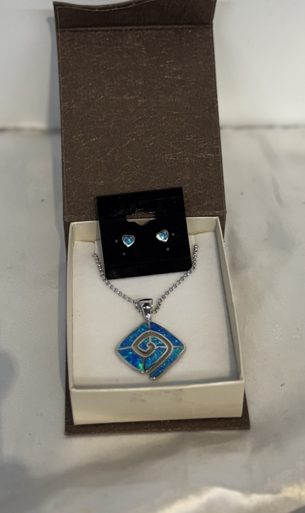 925 Necklace+Earring